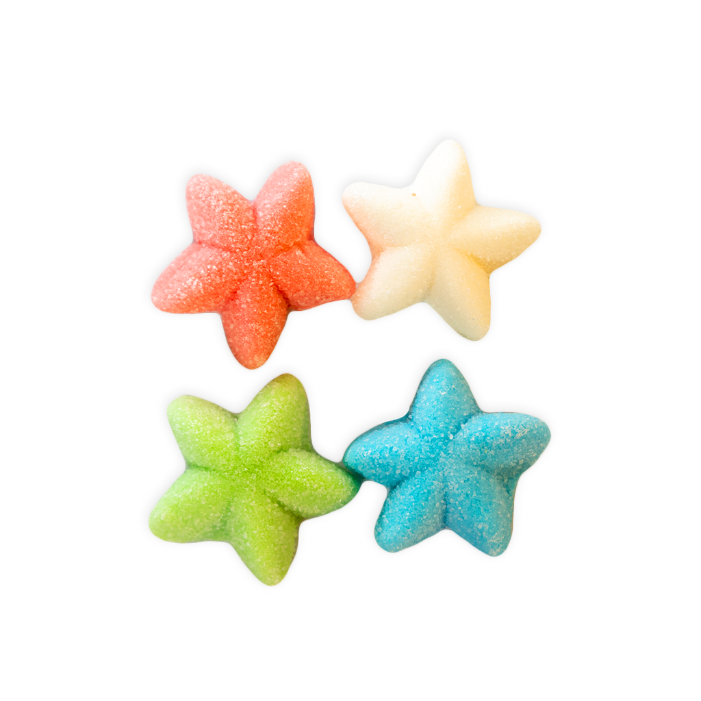 Foamed Star Gummies