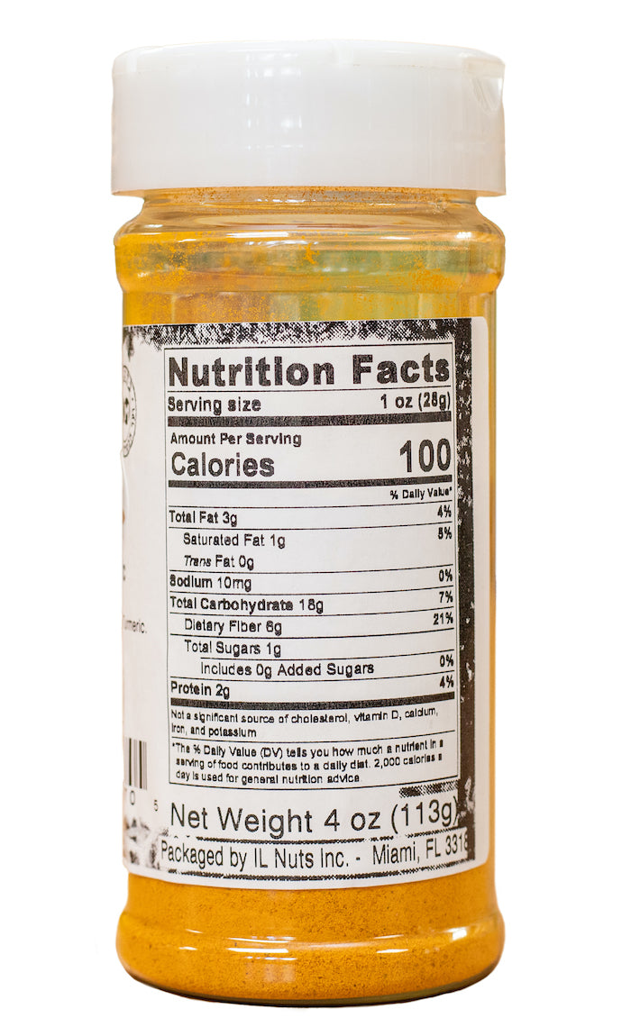 Tumeric Nutrition Facts